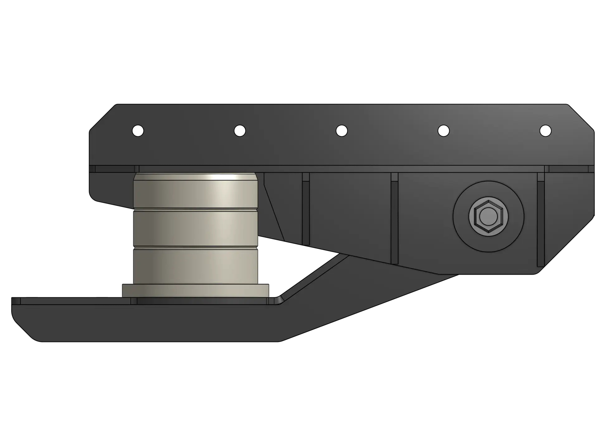 Trailflex Suspension Single Axle 1750kg - Galvanised_1